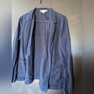 Navy Blue Cover Shirt Light Jacket